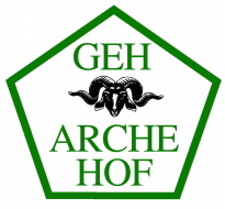 Arche-Hof mit Lippegänsen, "Westfälische Totleger"-Hühnern, Skudden, Moorschnucke und Weißen Gehörnten Heidschnucken